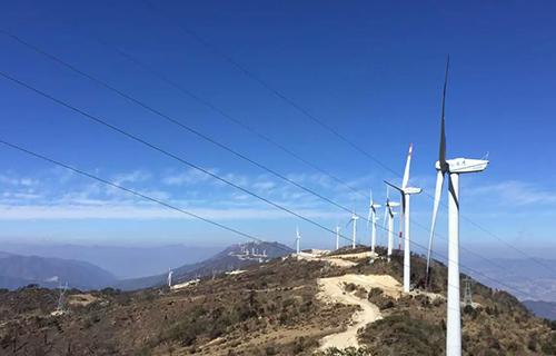 云南华电安宁孝母山风电场